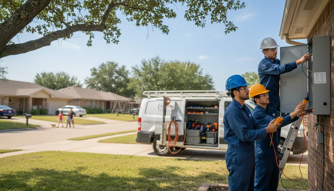 Certified electrician providing emergency electrical services in Seville, FL